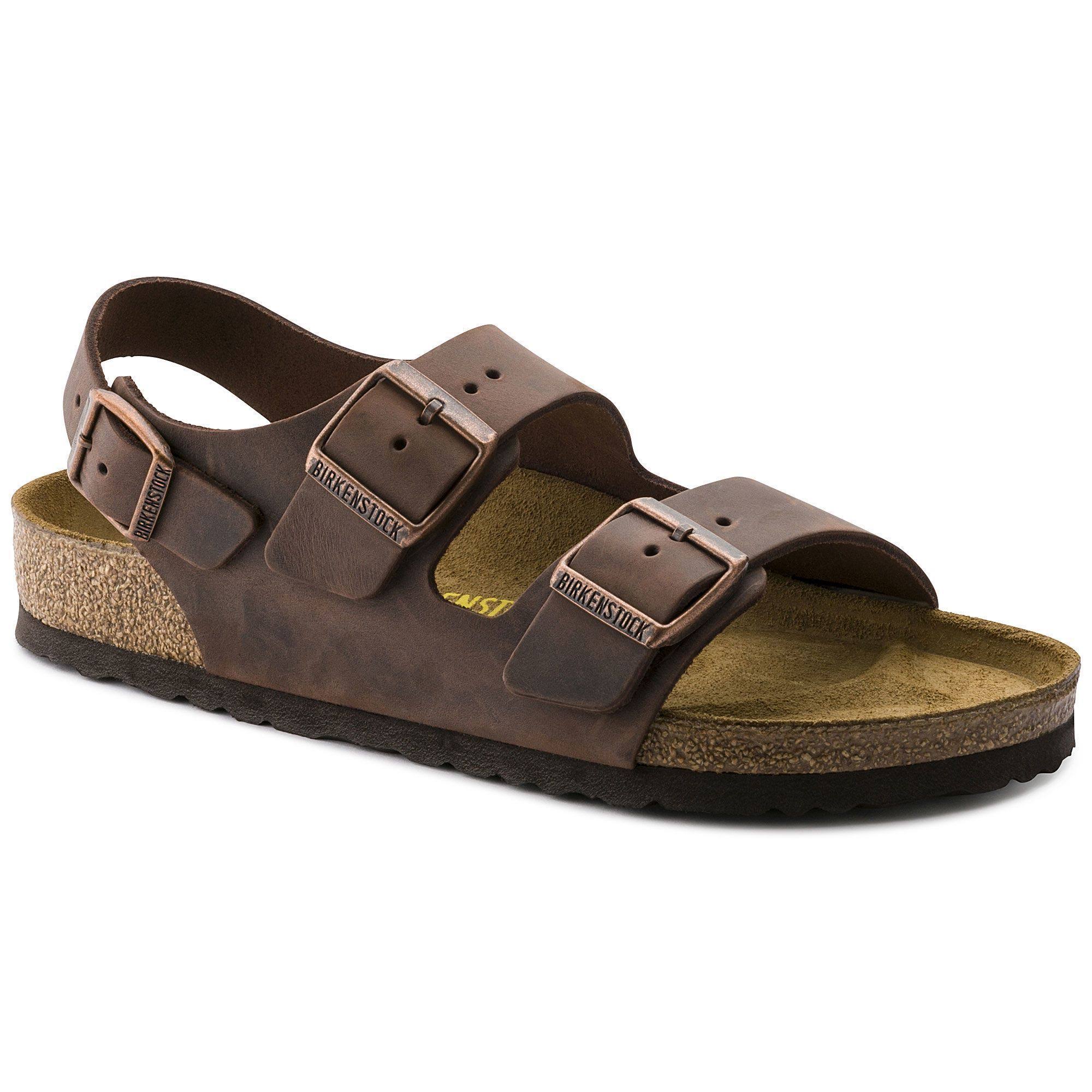 Birkenstock Milano Sandal - 41 - Habana Oiled Leather