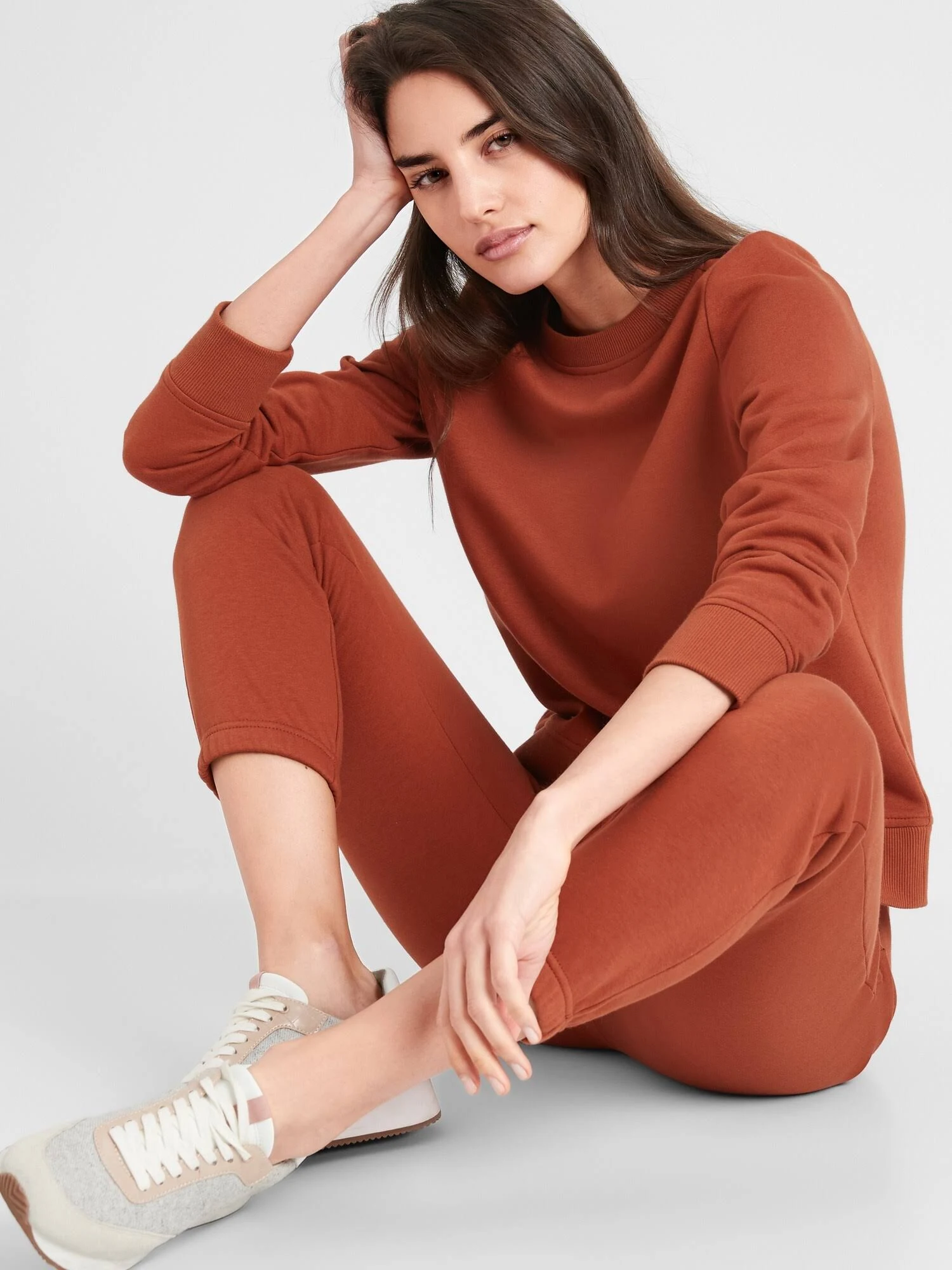 Women's Knit Fleece Jogger Spice