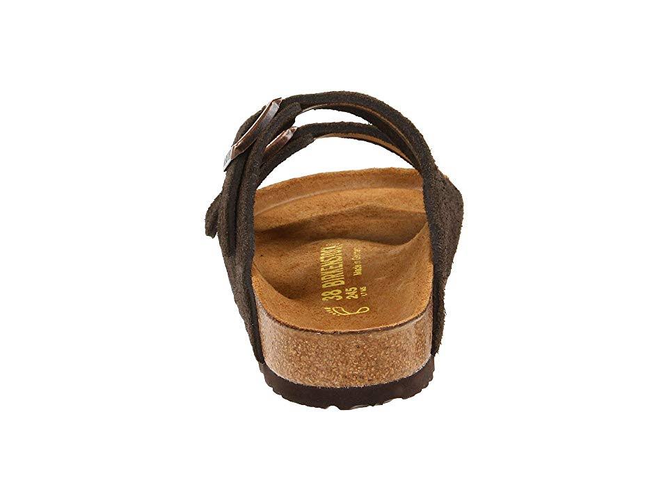 Birkenstock Arizona Sandal - 37 Narrow - Mocha Suede