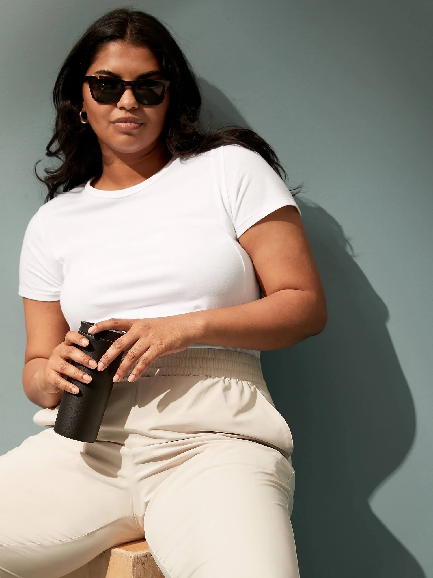 Banana Republic Women's Contour T-Shirt White Size Xxs