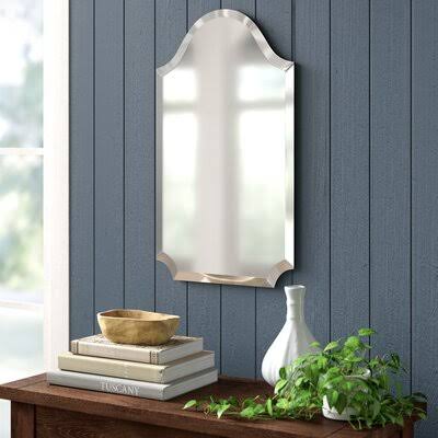 Dariel Tall Arched Scalloped Wall Mirror