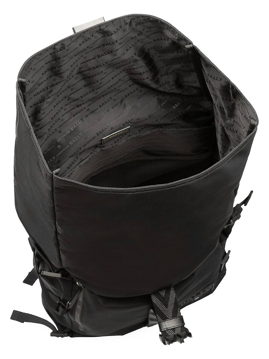 Bally Men's Reo Nylon Backpack 0400012737942 - No Size / Black