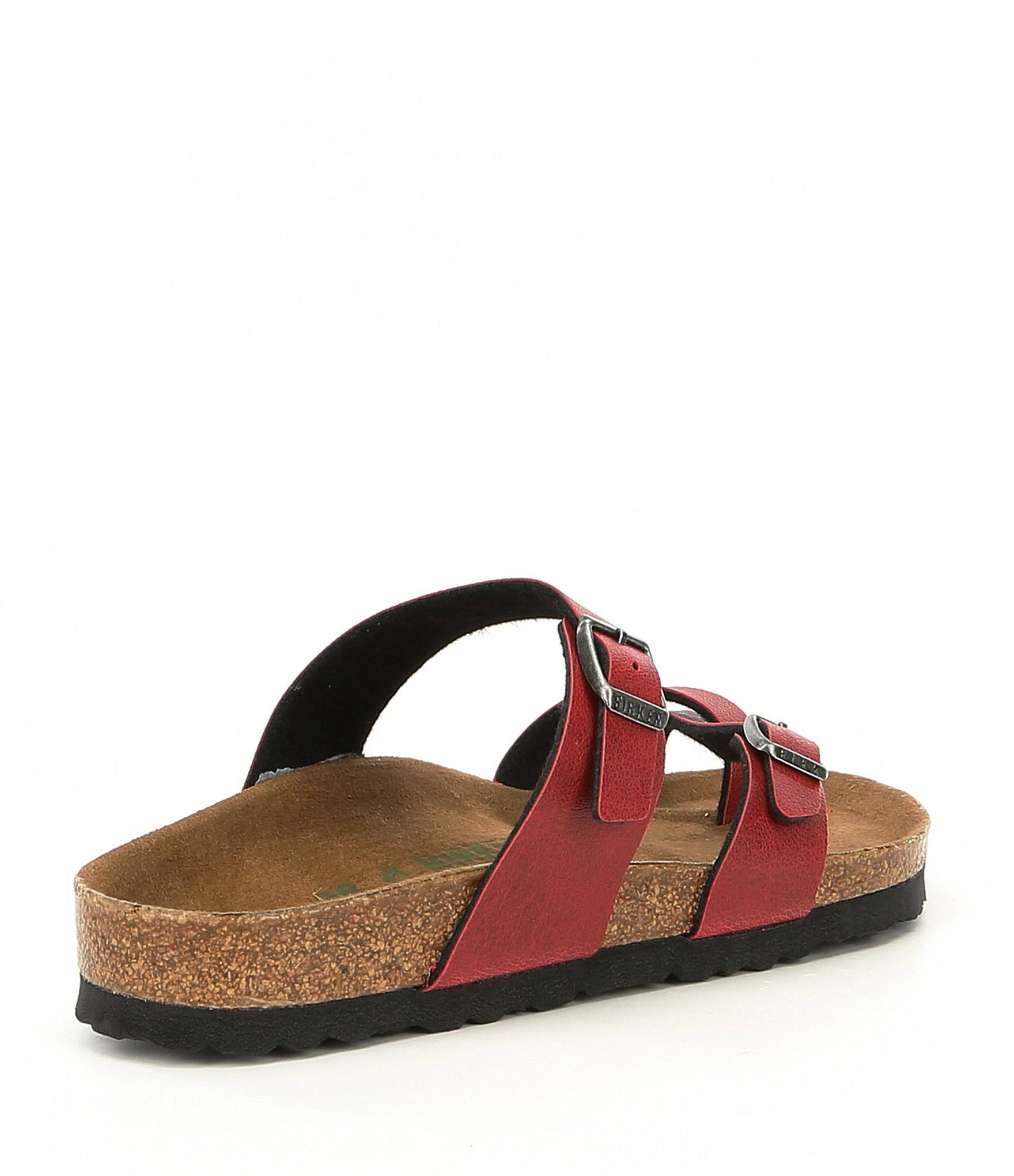 Birkenstock Women's Mayari Bordeaux Vegan Birko-Flor