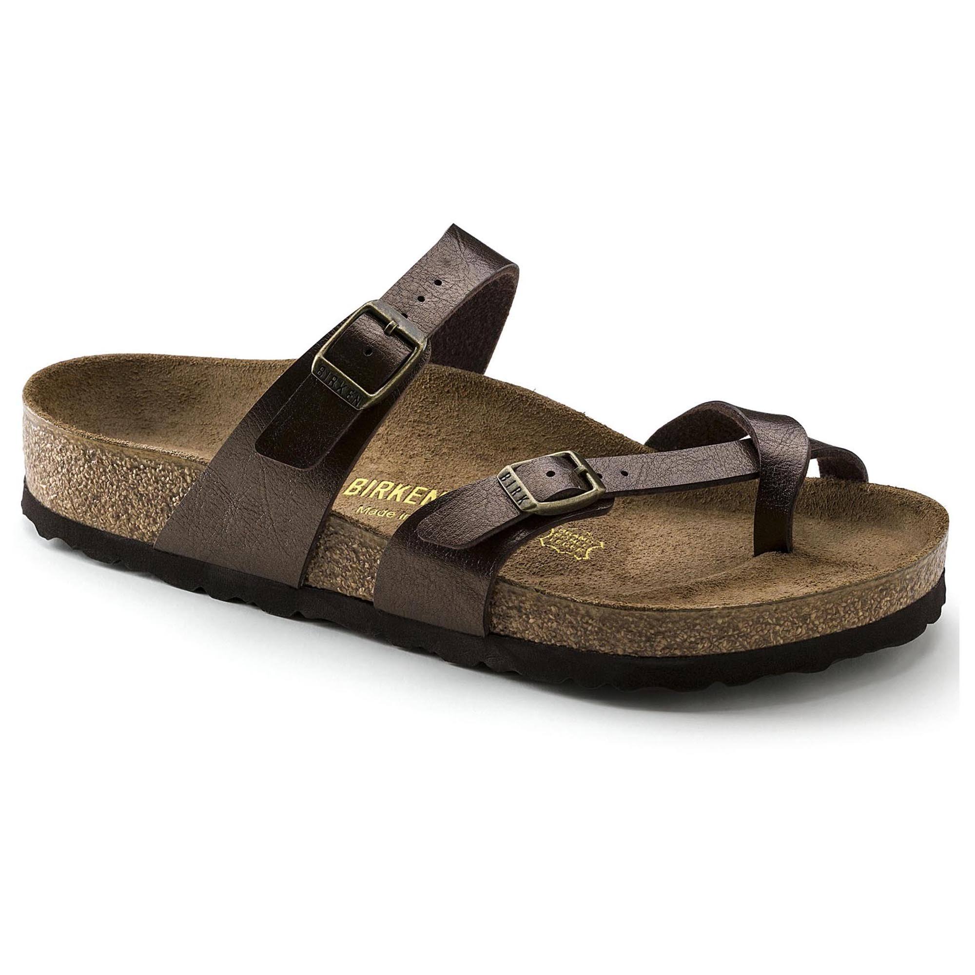 Birkenstock Women's Mayari Sandal- Brown, Graceful Toffee / 40