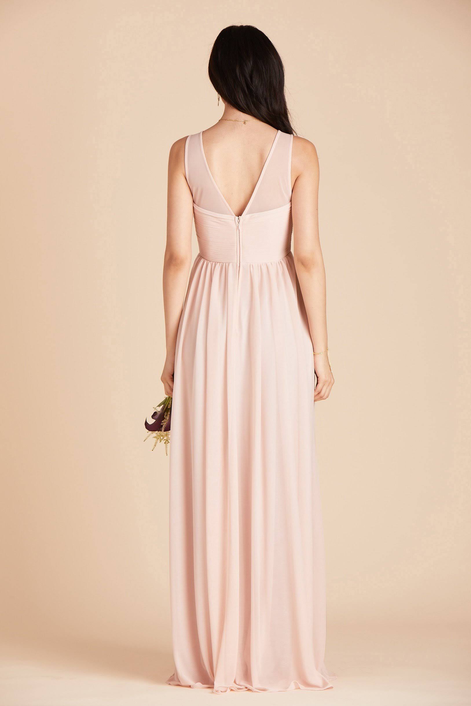 Birdy Grey Ryan Bridesmaid Dress in Pale Blush M / Pale Blush