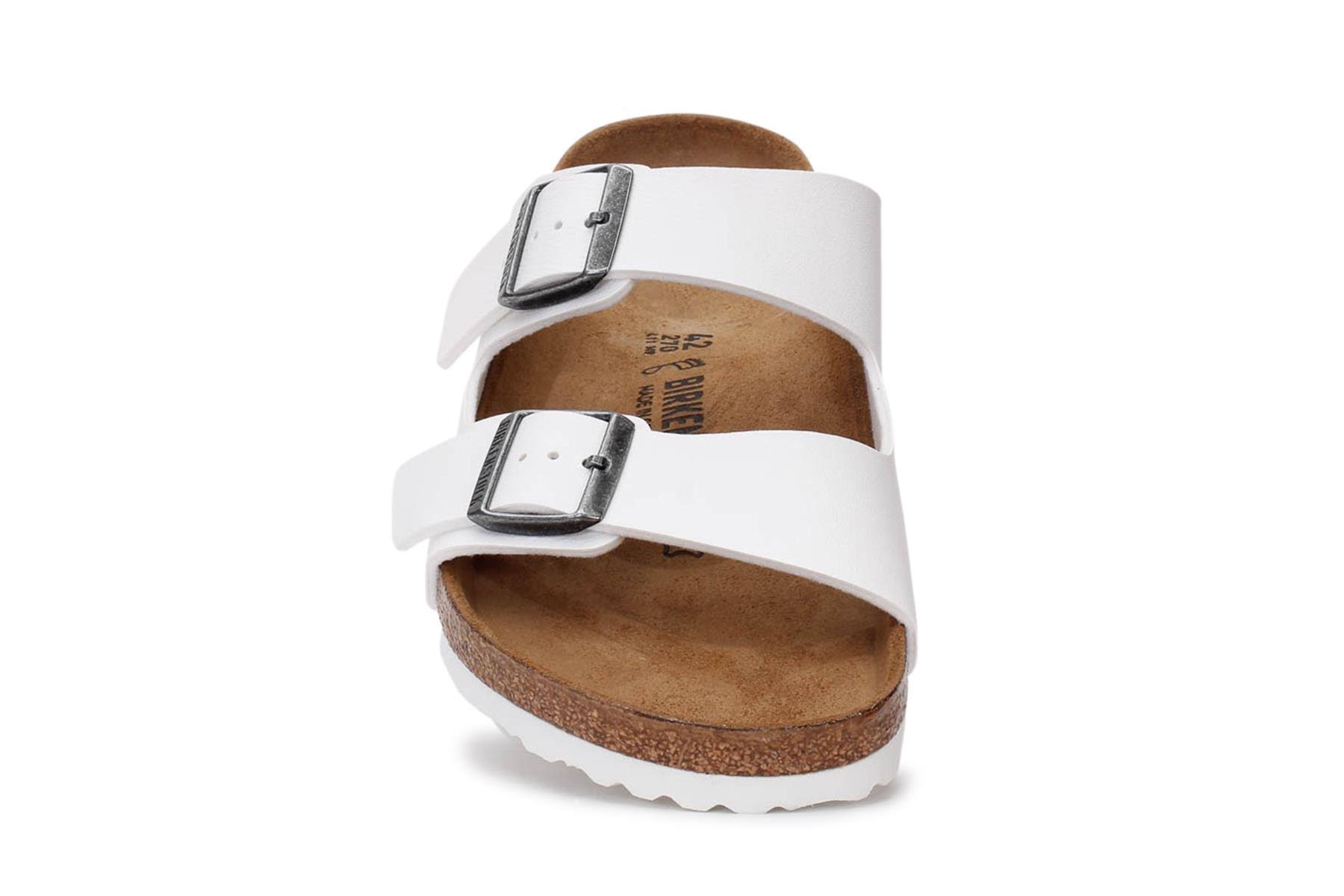 Birkenstock ARIZONA1 - Womens Euro 40 US 9 - 9.5 White Sandal Medium