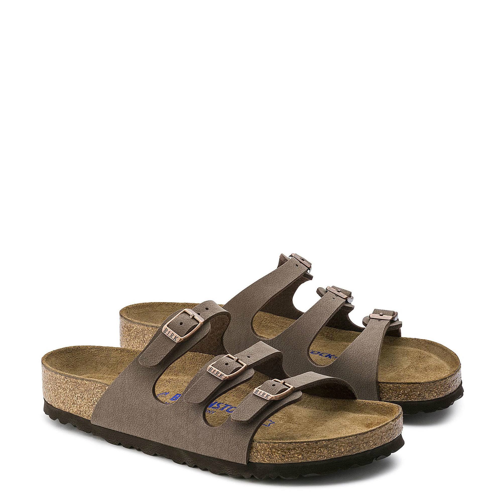 Birkenstock Women's Florida Soft Footbed Sandals (Mocha) - Size 11.0 M