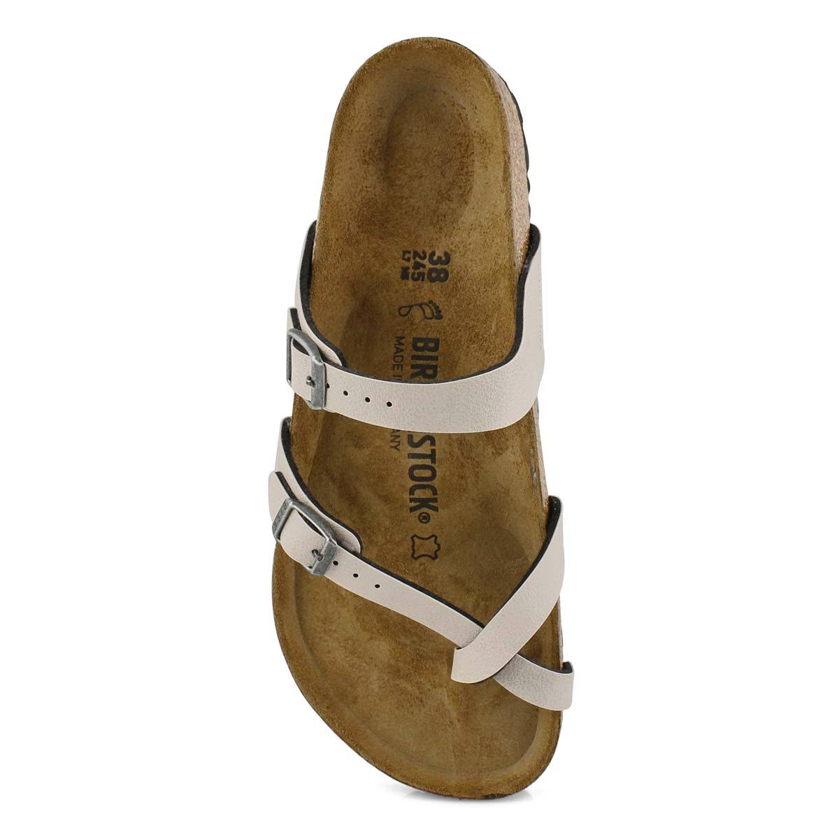 Birkenstock Shoes Mayari Pull Up Stone, 1005056 - 9.5