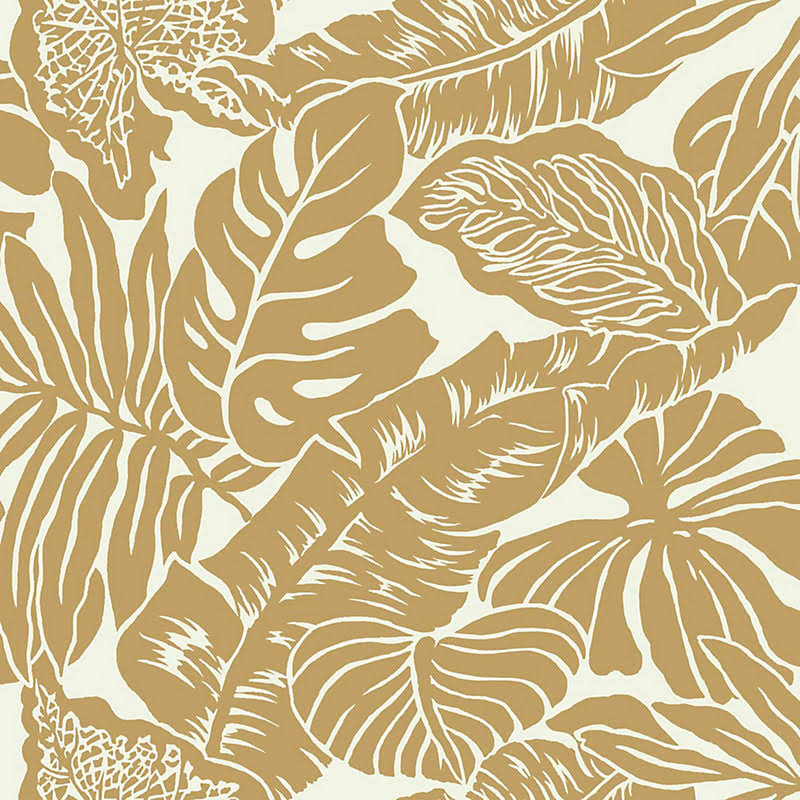 Graphic Palm Wallpaper Pearl - Ballard Designs