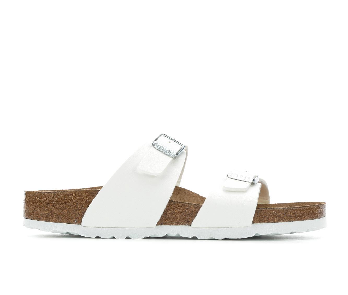 Birkenstock Womens Sydney Footbed Sandal - White - Size 10M