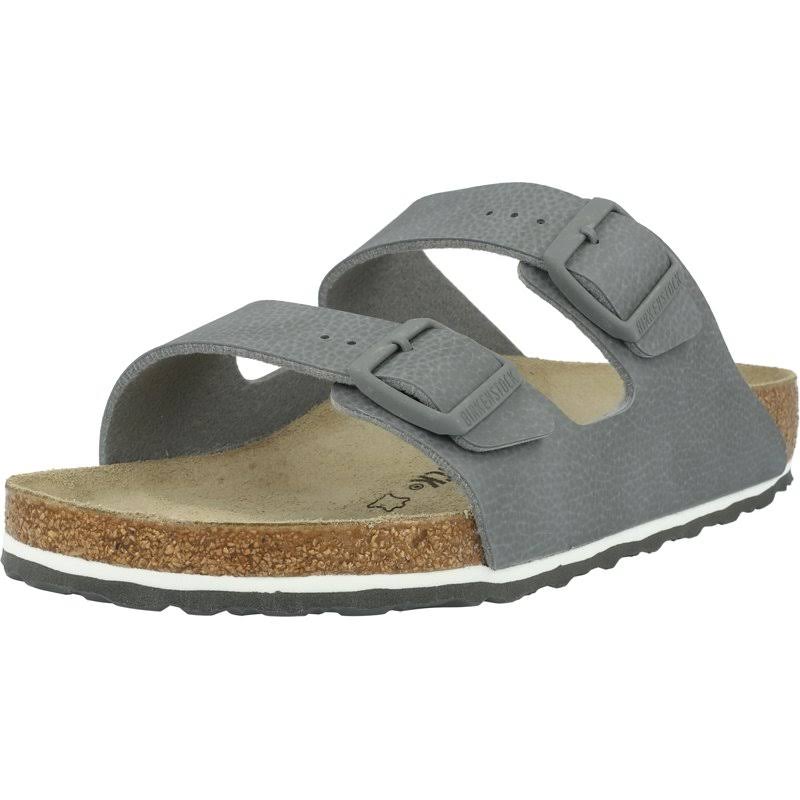 Birkenstock Arizona Birko Flor Regular Sandals - Desert Soil Gray