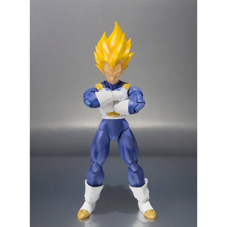Bandai Tamashii Nations Dragon Ball Z Premium Color S.H.Figuarts Action Figure - Super Saiyan Vegeta