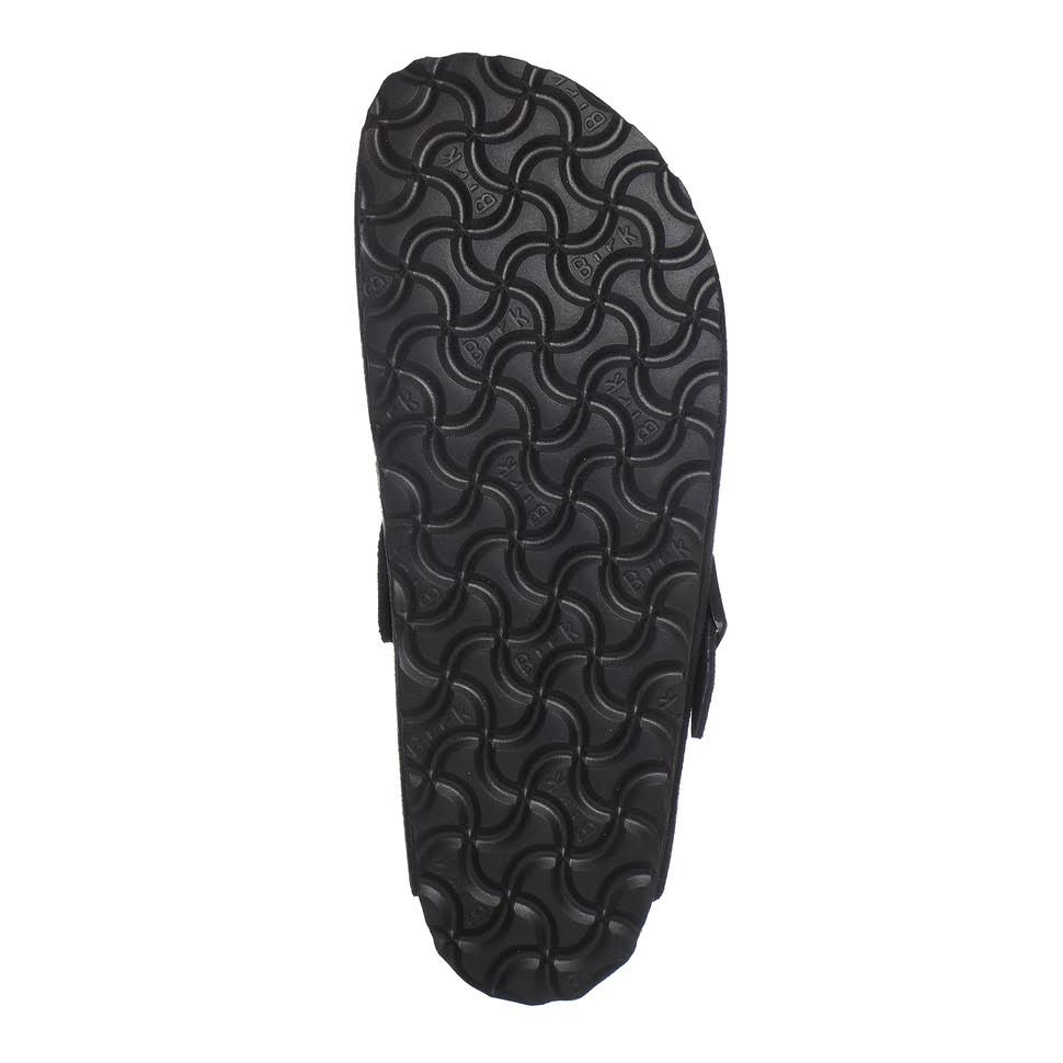 Birkenstock Boston Suede Leather Black Clogs