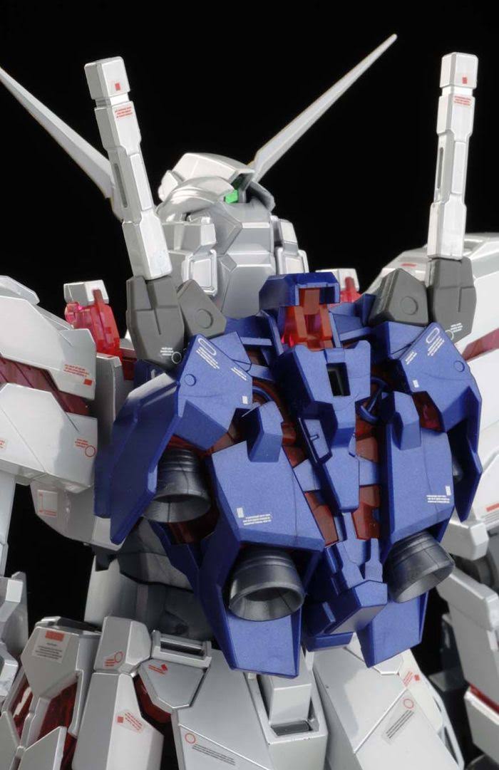 Bandai mg 1/100 RX-0 Unicorn Gundam Ver KA Titanium Finish Plastic Model Kit