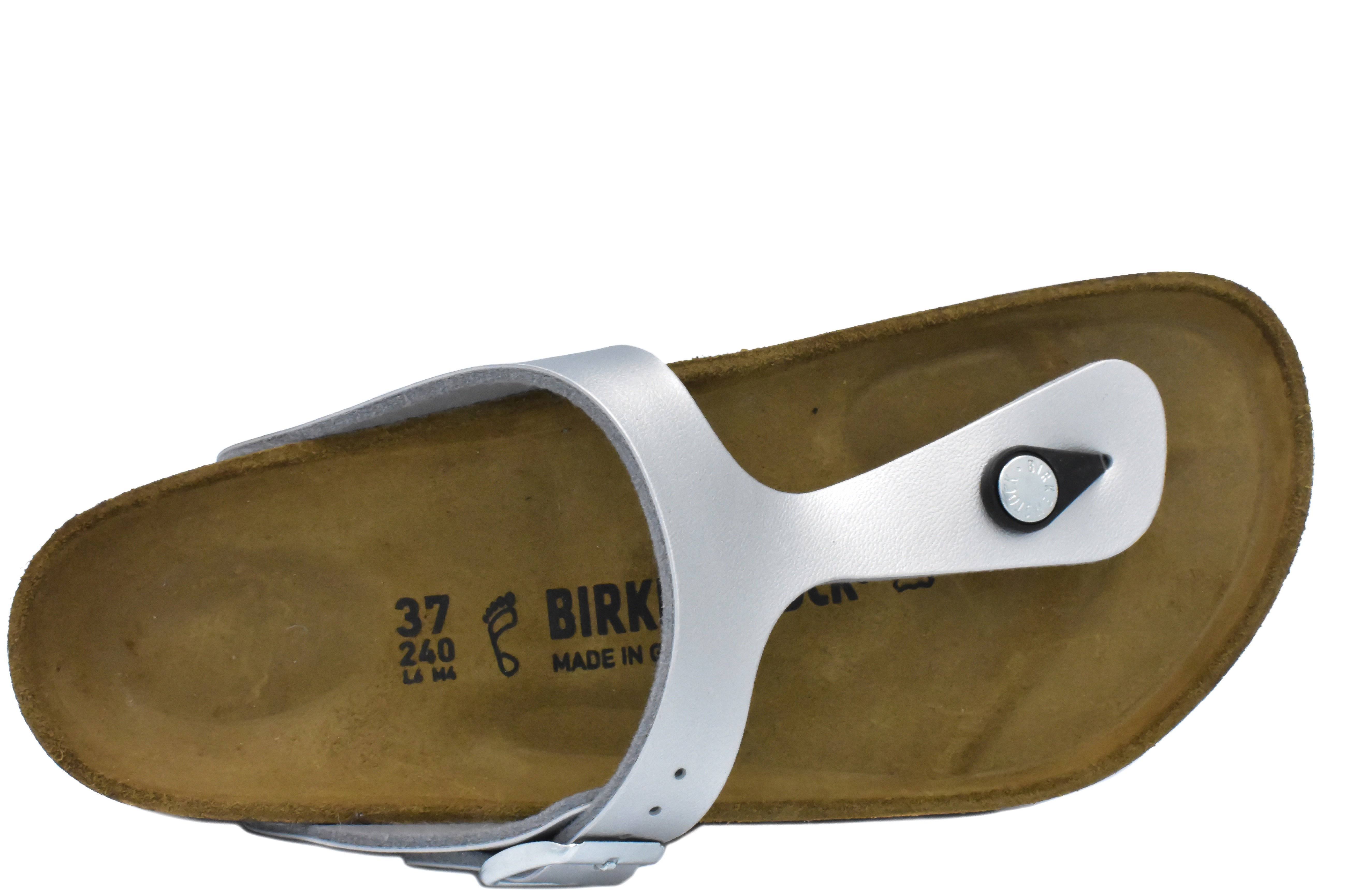 Birkenstock Sandals | Gizeh, Silver