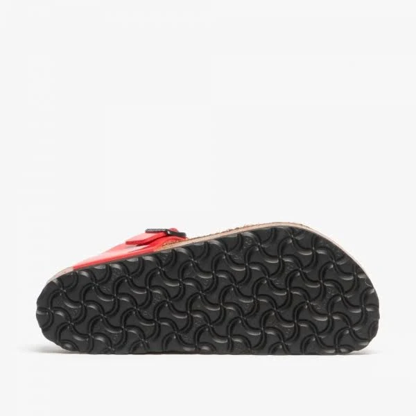 Birkenstock Gizeh Birko-Flor Patent Cherry Thong Sandals