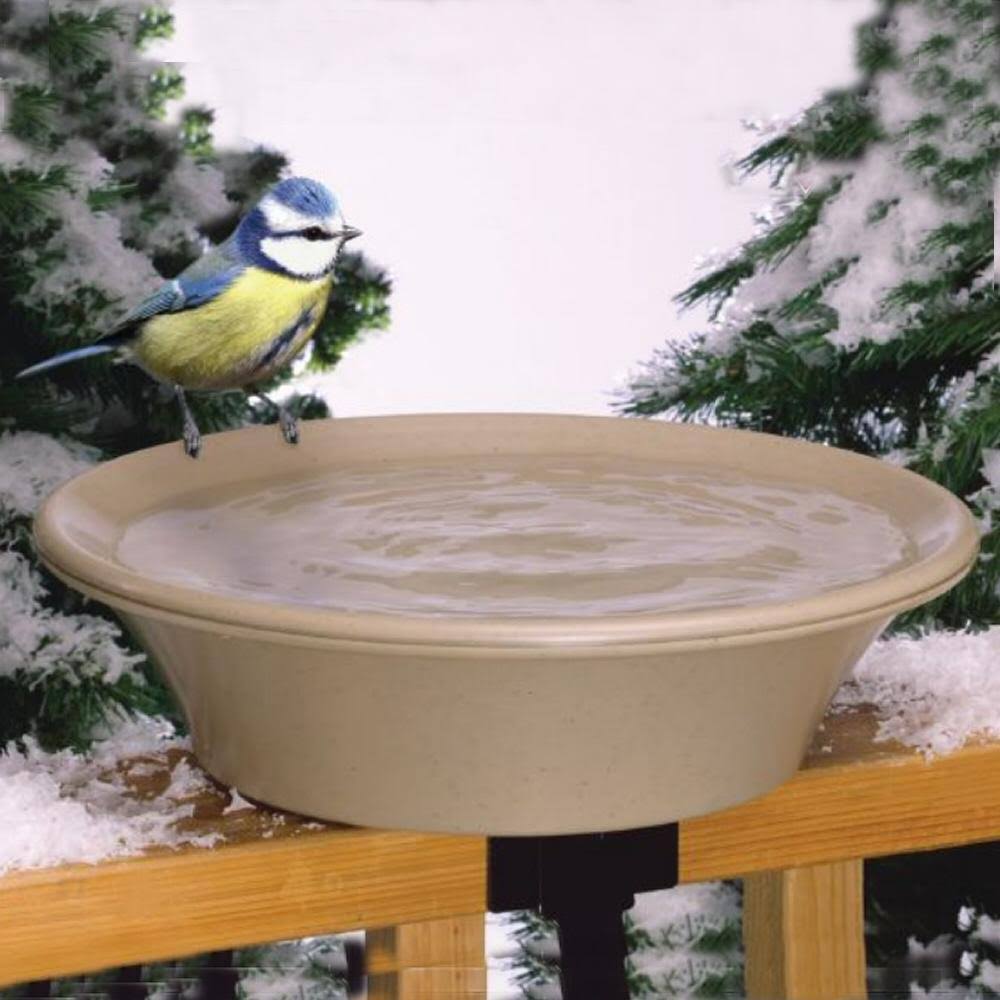 Allied Precision 14 in Heated Deck/Pole Bird Bath