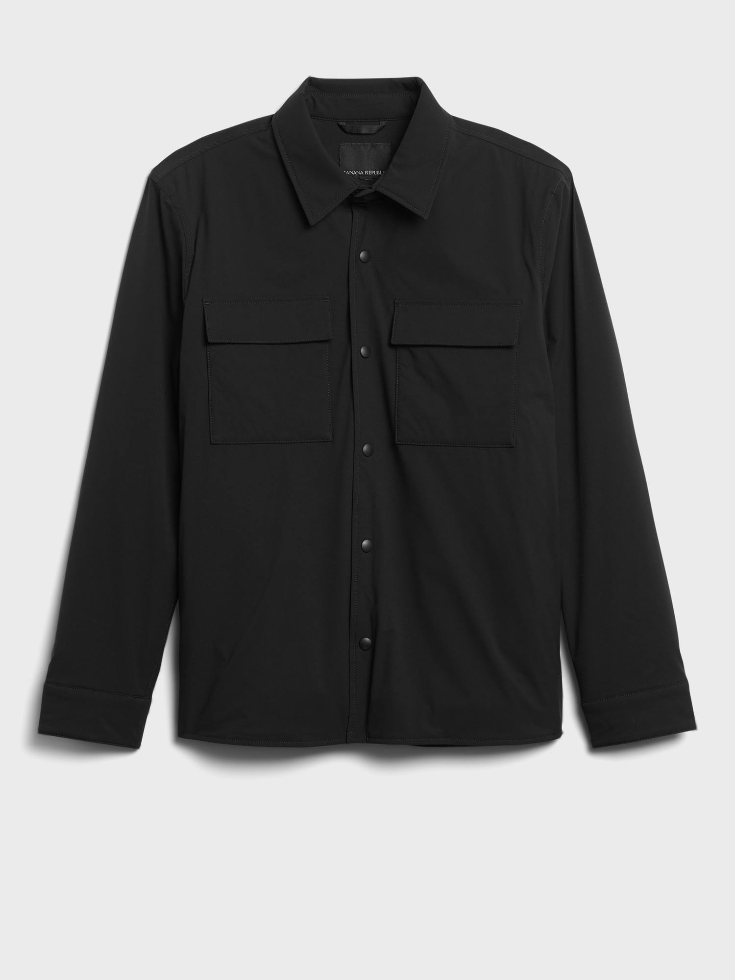 Banana Republic Men's Motion Tech Shirt Jacket Black Size S