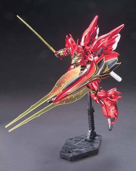 Bandai 1/144 HGUC MSN-06S Sinanju Titanium Finish Ver.