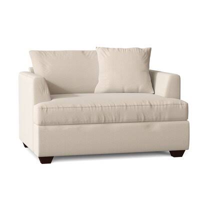 Birch Lane Willisville 39x22 Armchair Body Fabric: Bihar Natural