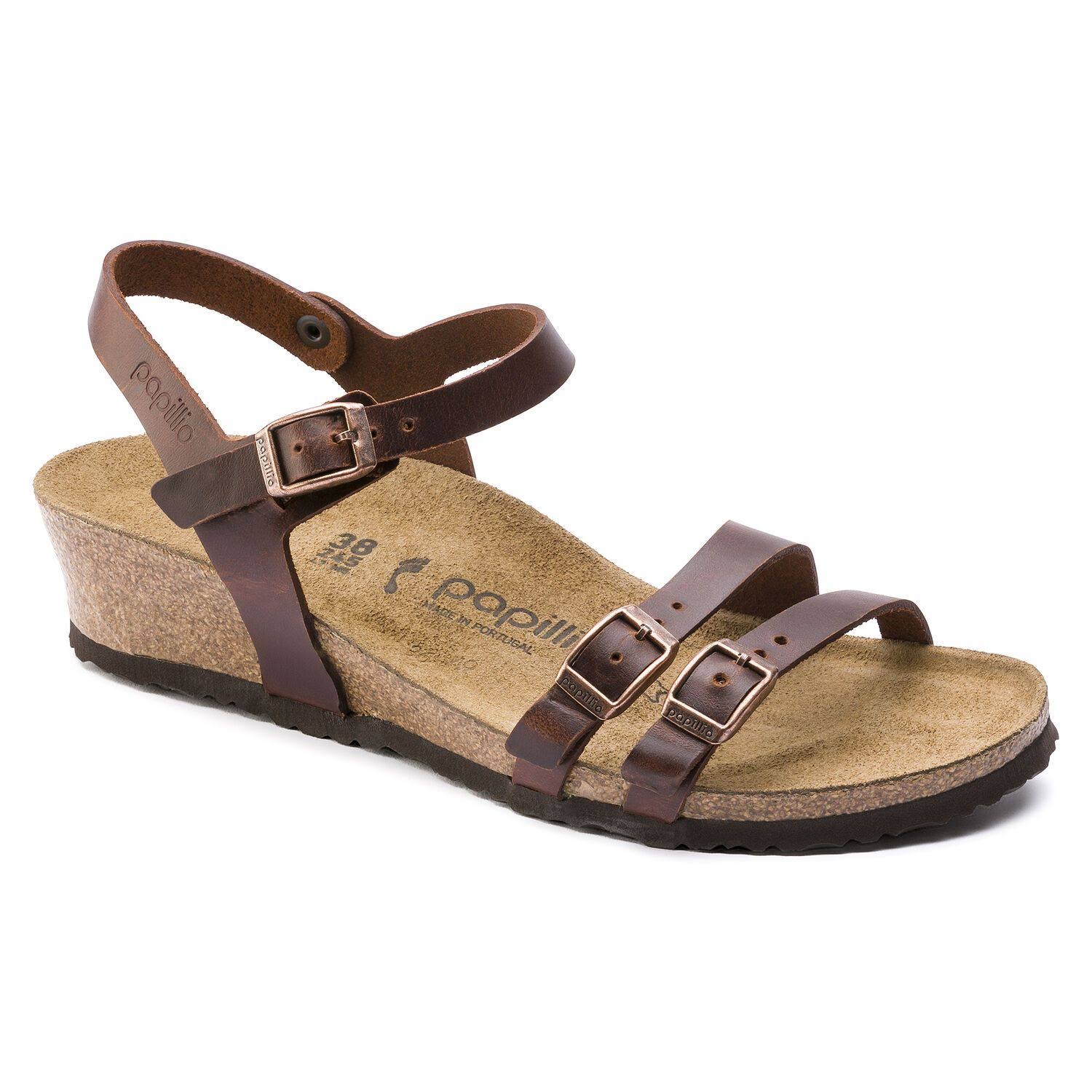 Birkenstock Women's Lana Sandal - 41 - Cognac