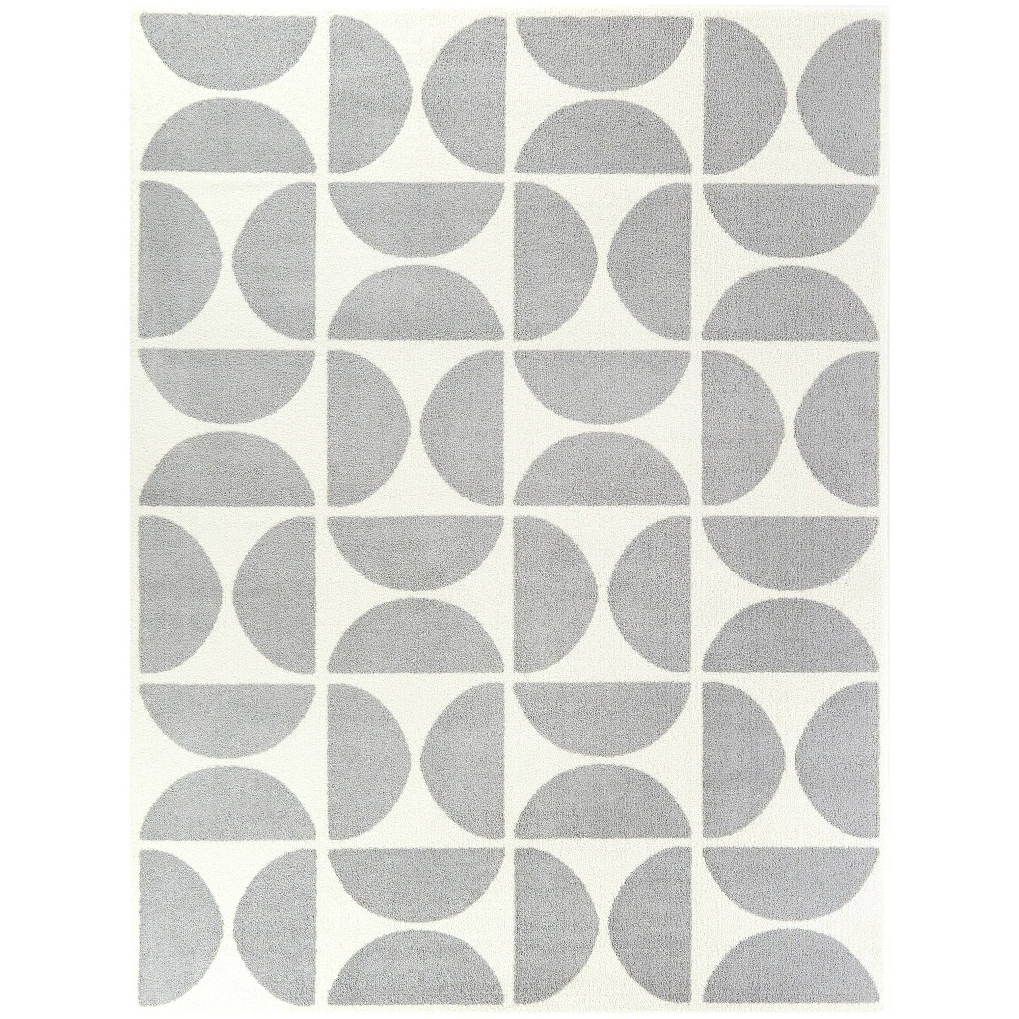 BALTA Bartholdi Grey 8 ft. x 10 ft. Modern Geometric Area Rug