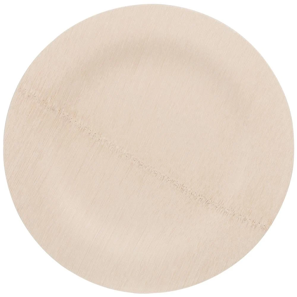 9in Disposable Bamboo Plate - 100/Case