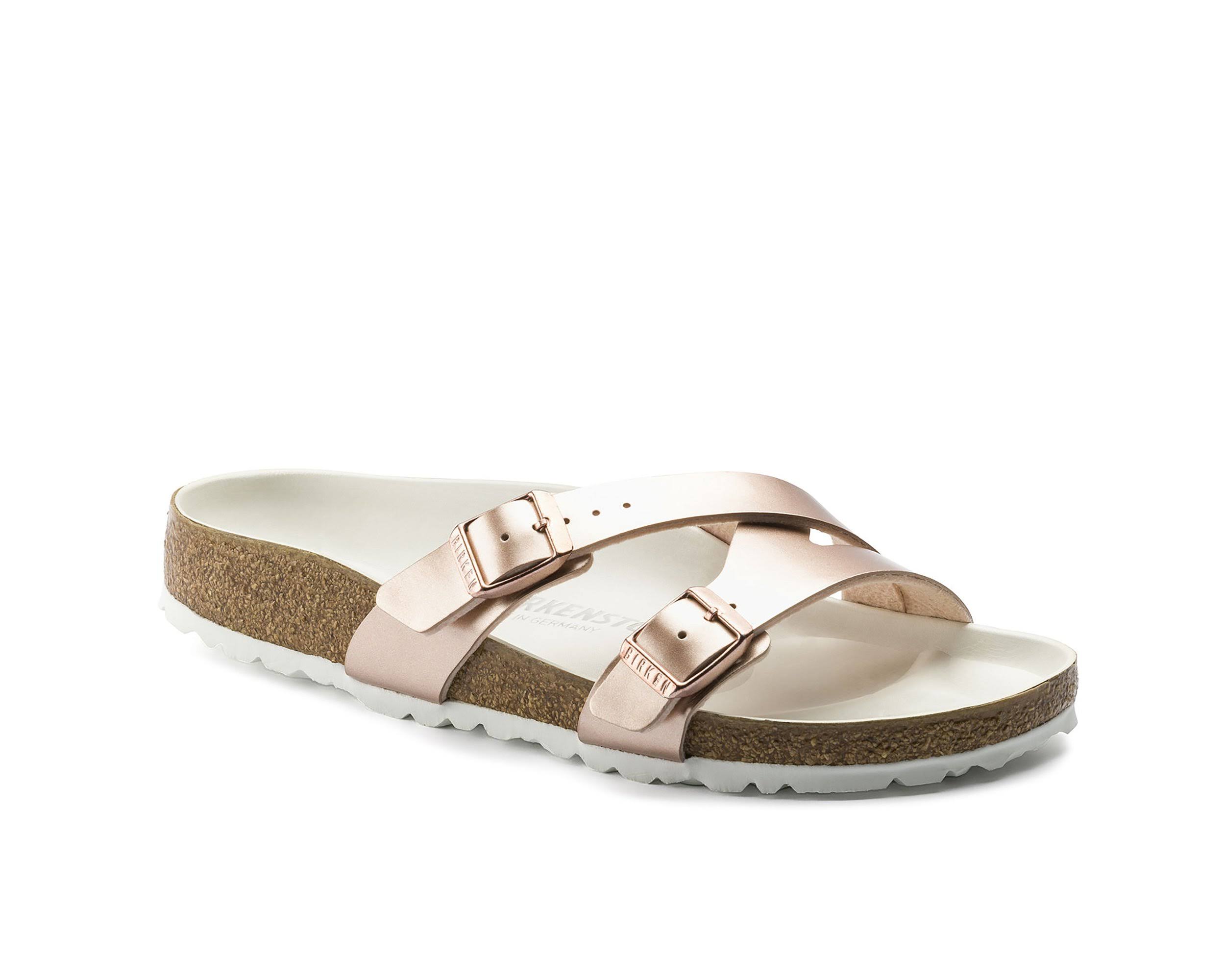 Birkenstock Yao Hex Sandals Metallic Copper 36