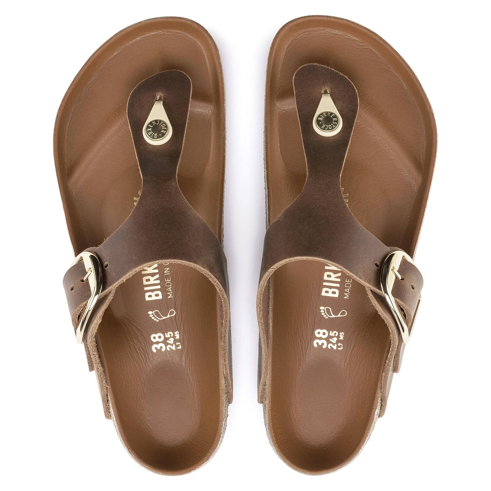 Birkenstock Gizeh - Big Buckle Cognac