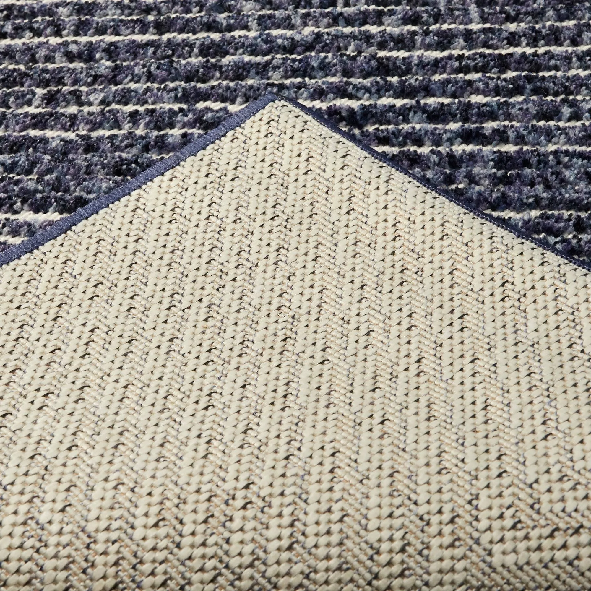 Balta Velde Navy 5 ft. x 7 ft. Abstract Area Rug, Blue