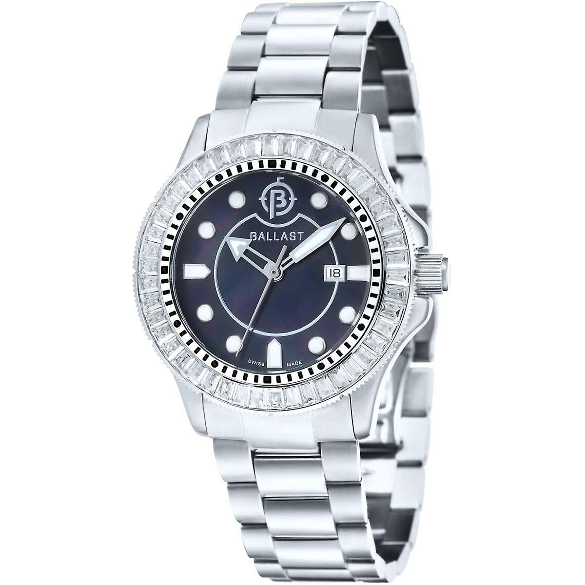 Ballast Women's Vanguard BL-5101-11 Silver Stainless-Steel Swiss Quartz Watch