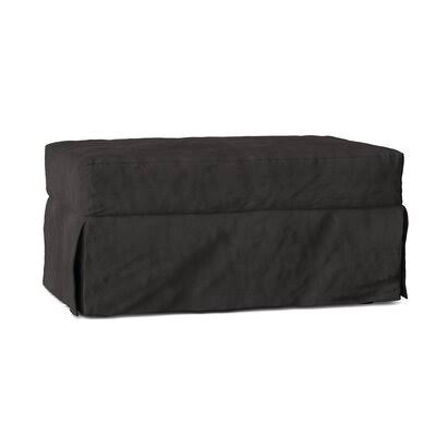 Birch Lane Fairchild 44x22 Rectangle Standard Ottoman Body Fabric: Tina Asphalt