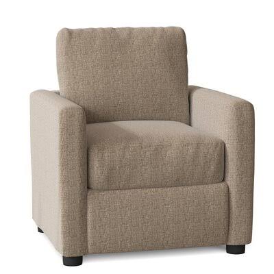 Cambridgeshire 32x22 Wide Armchair Birch Lane Body Fabric: Zula Linen