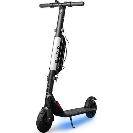 Bird Es4-800 Electric Scooter-Dual Battery- 28 Mile Range-800 Watt Motor, Ground Effect Lights, Front Shock Absorption, 15.5 MPH
