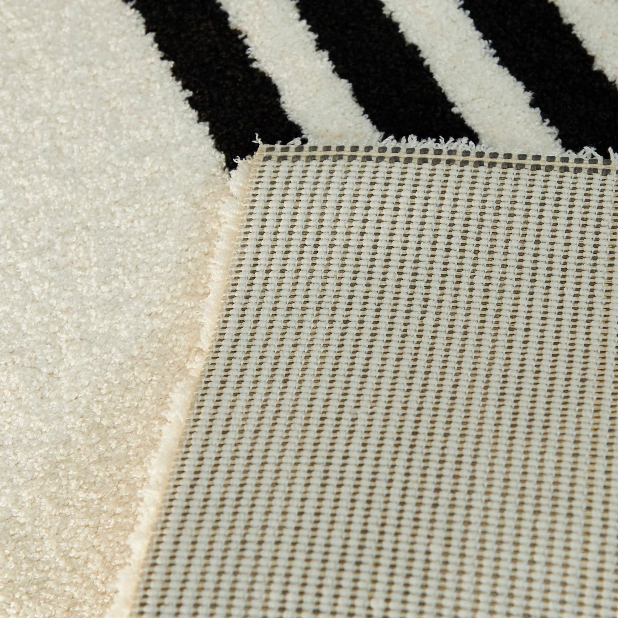 BALTA Anscombe White 8 ft. x 10 ft. Art Deco Area Rug