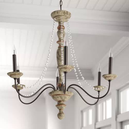 Brennon 6-Light Candle Style Classic / Traditional Chandelier