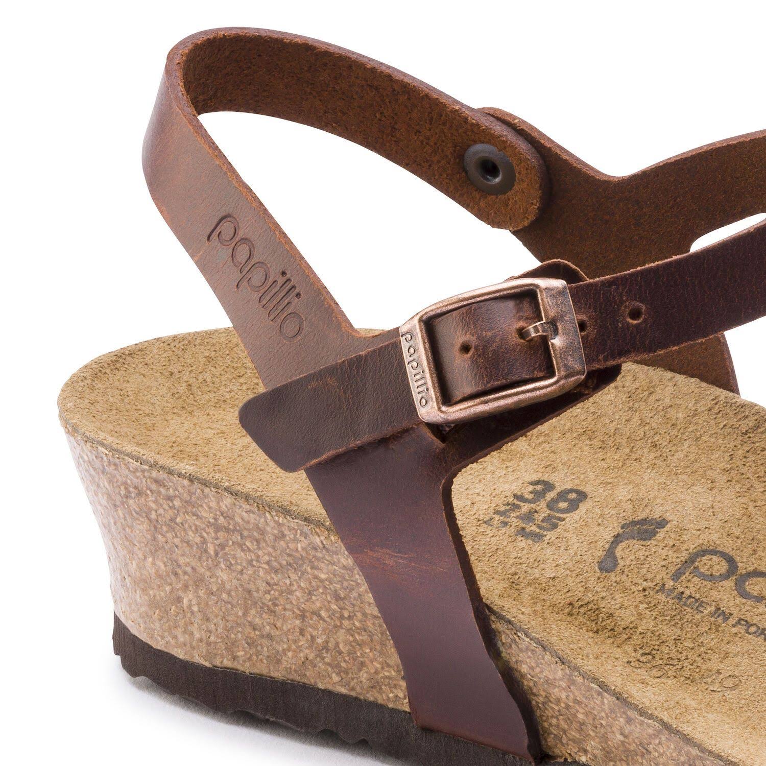 Birkenstock Women's Lana Sandal - 41 - Cognac