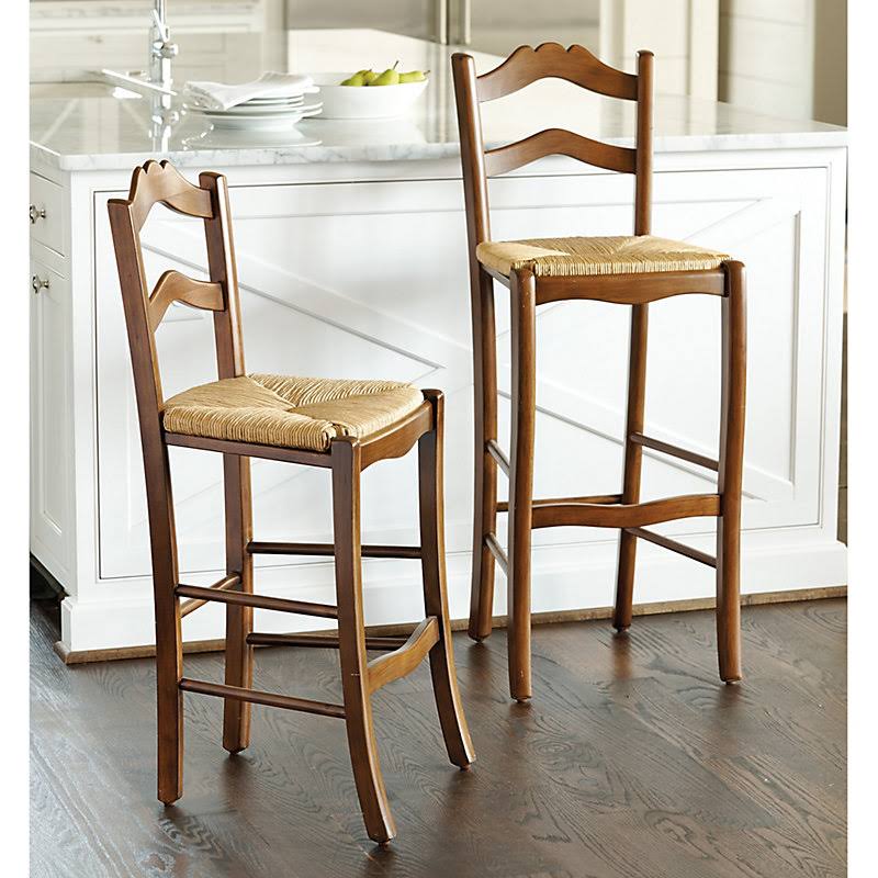 LeMans Stools - Hickory Brown - Ballard Designs