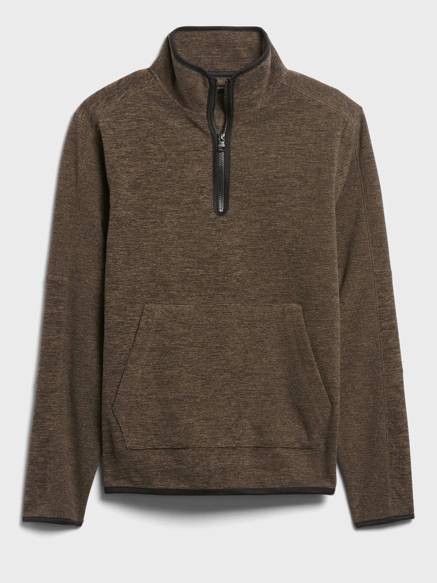 Banana Republic Men's Arctic Fleece Half-Zip Sweatshirt Olive Green Tall Size M