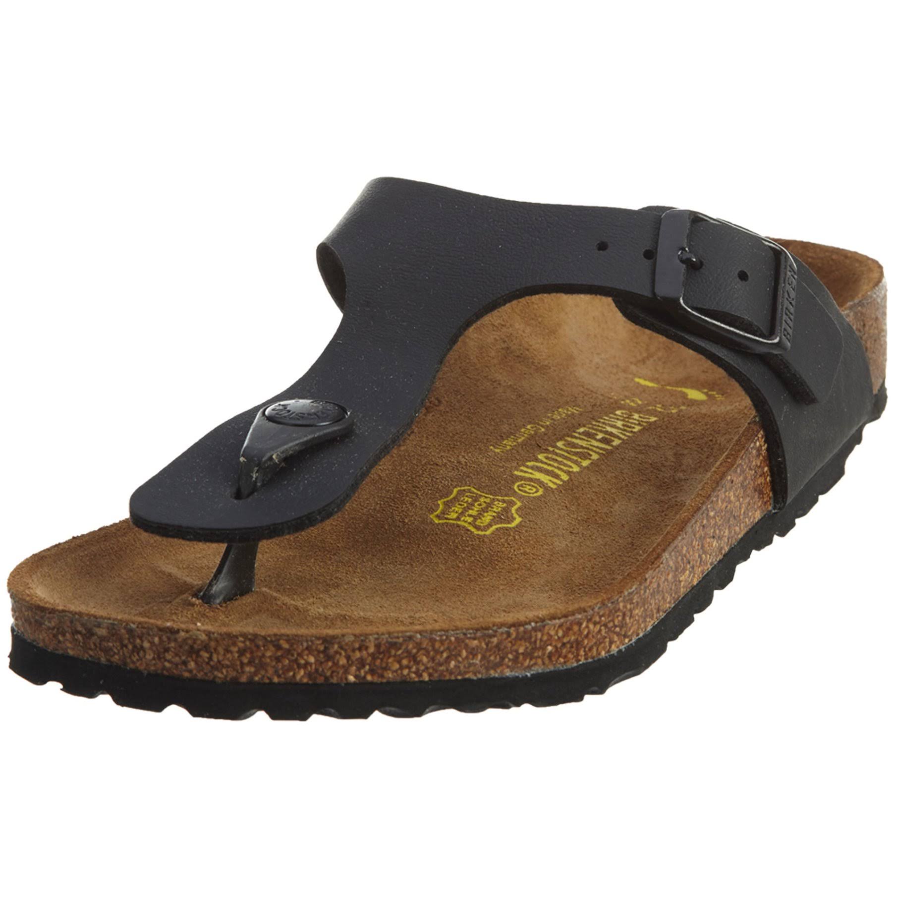 Birkenstock Gizeh Birko-Flor Sandal Big Kids Style : 043693 - Black 33