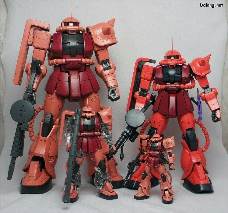 Bandai MS-06S Char&s Zaku II Mega Size 1/48 Model Kit 5057593