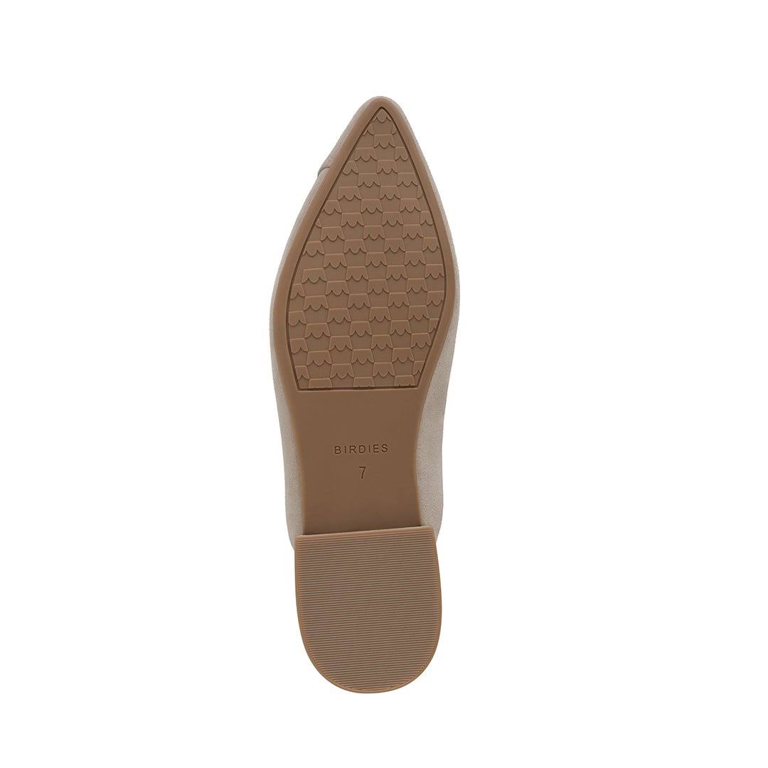 Birdies The Swan in Lunar Suede - Women's Top Rated Comfortable Slide - The Pointed-Toe Wardrobe Staple - Effortless Chic