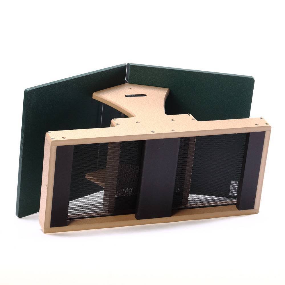 Birds Choice Recycled Double Decker Hopper Platform Bird Feeder