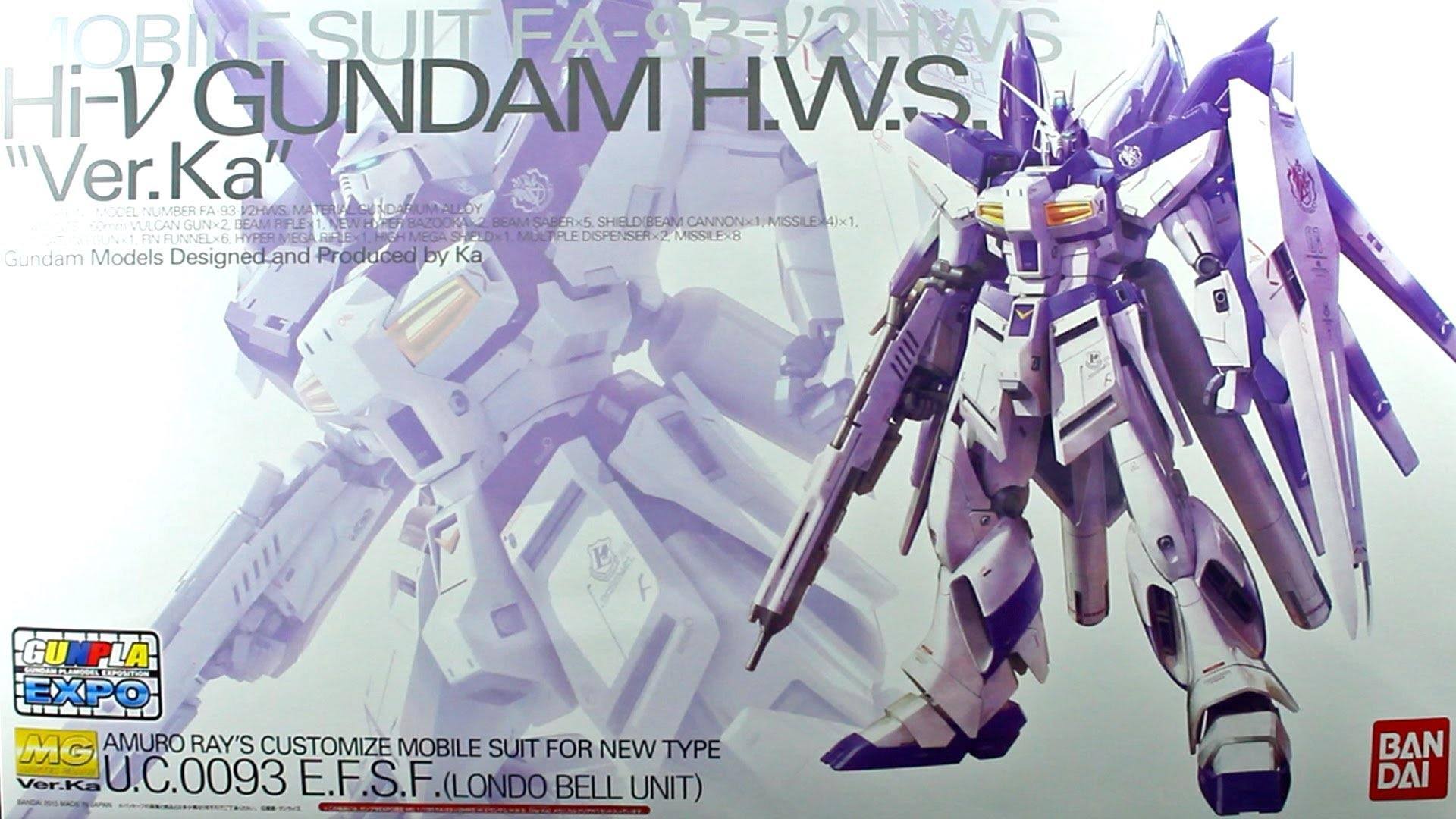 Nouveau Bandai MG1/100 Fa-93-2hws Hi-Nu Gundam H. W. S. Ver mcanique