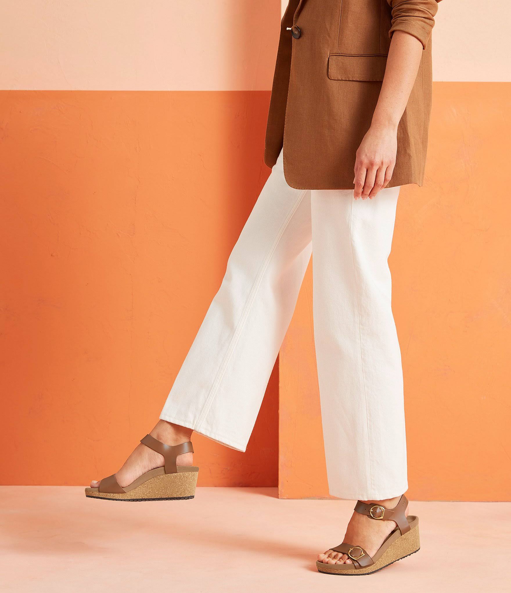 Birkenstock Soley Sandal - Women's 36 Leather/Black Narrow