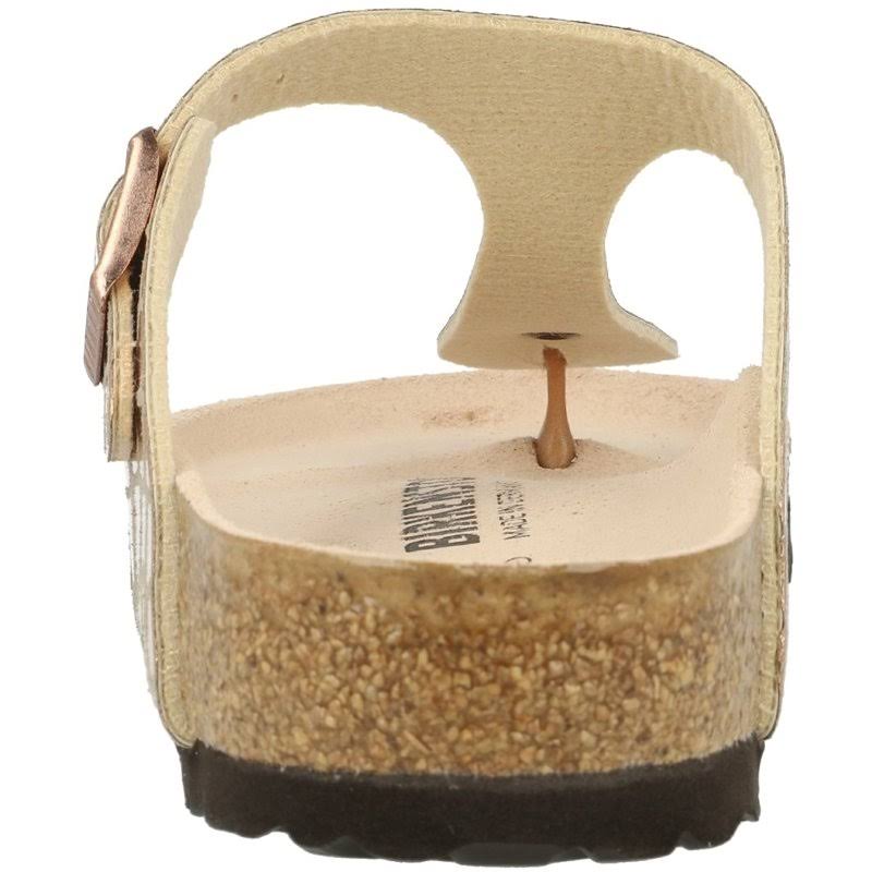 Birkenstock Adult Gizeh Bronze Microfiber Slides Sandals