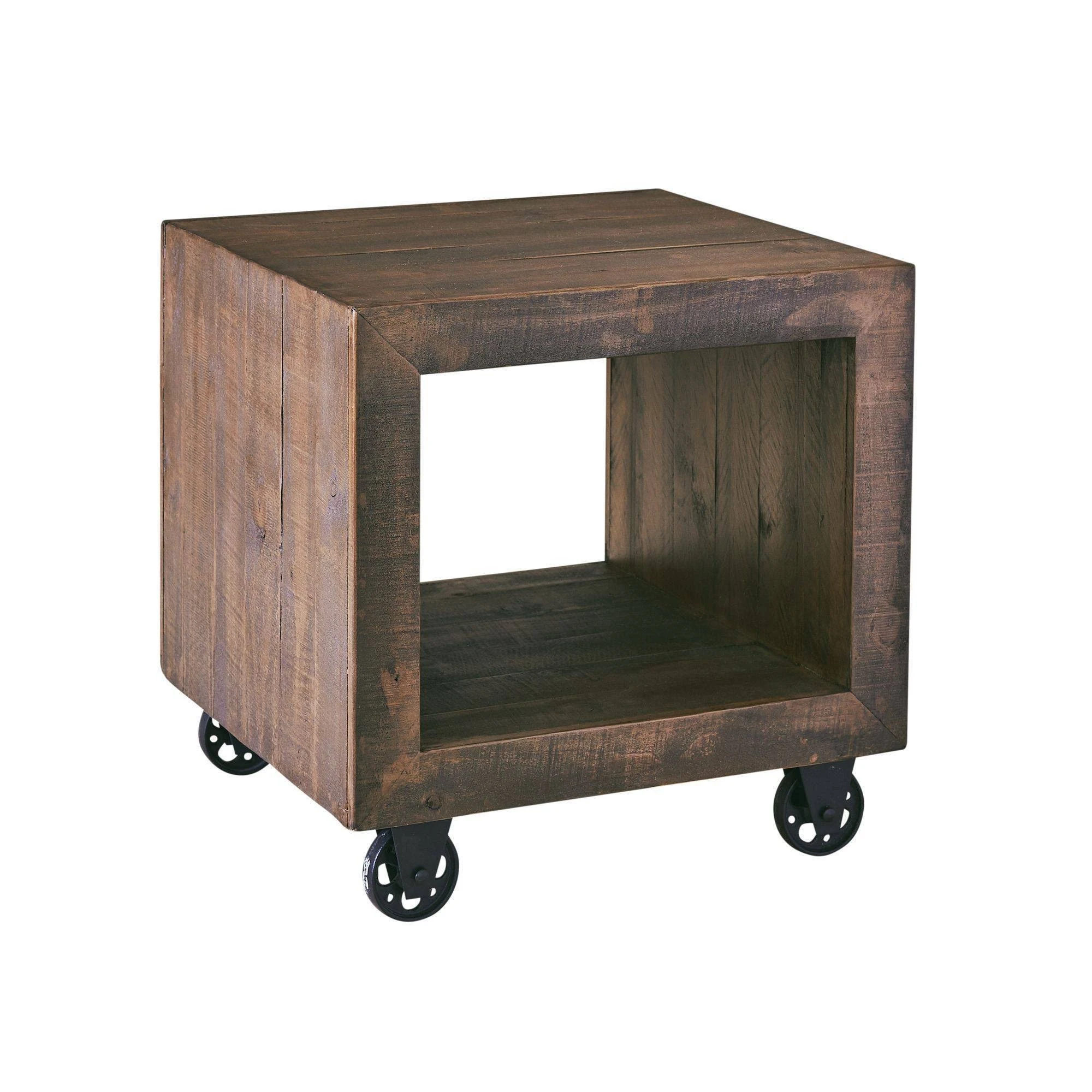 Picket House Furnishings - Jordan End Table in Latte - MAMO22ET