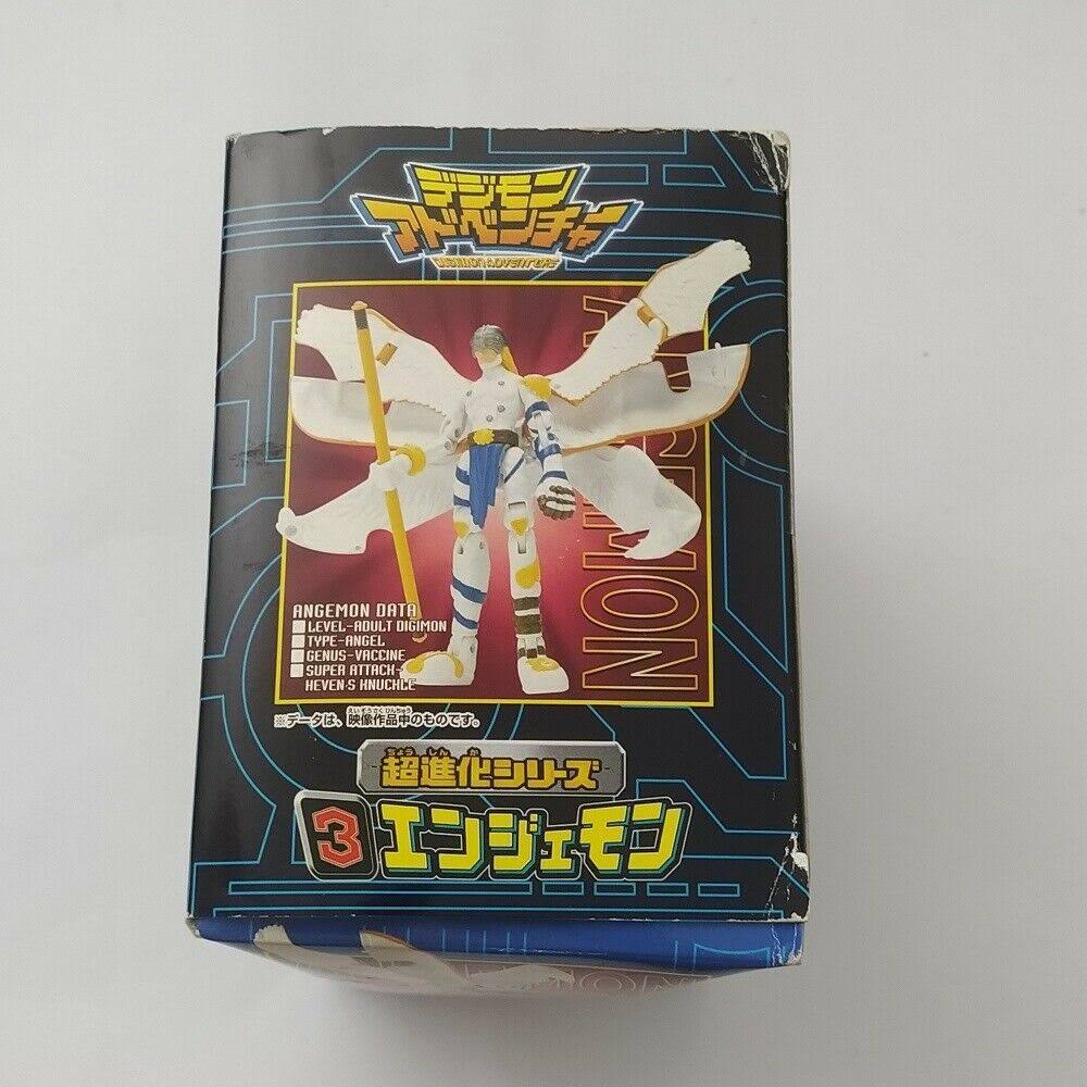 Bandai 1999 Digimon Warp Digivolving 03 Patamon Angemon Figure Super Evolution