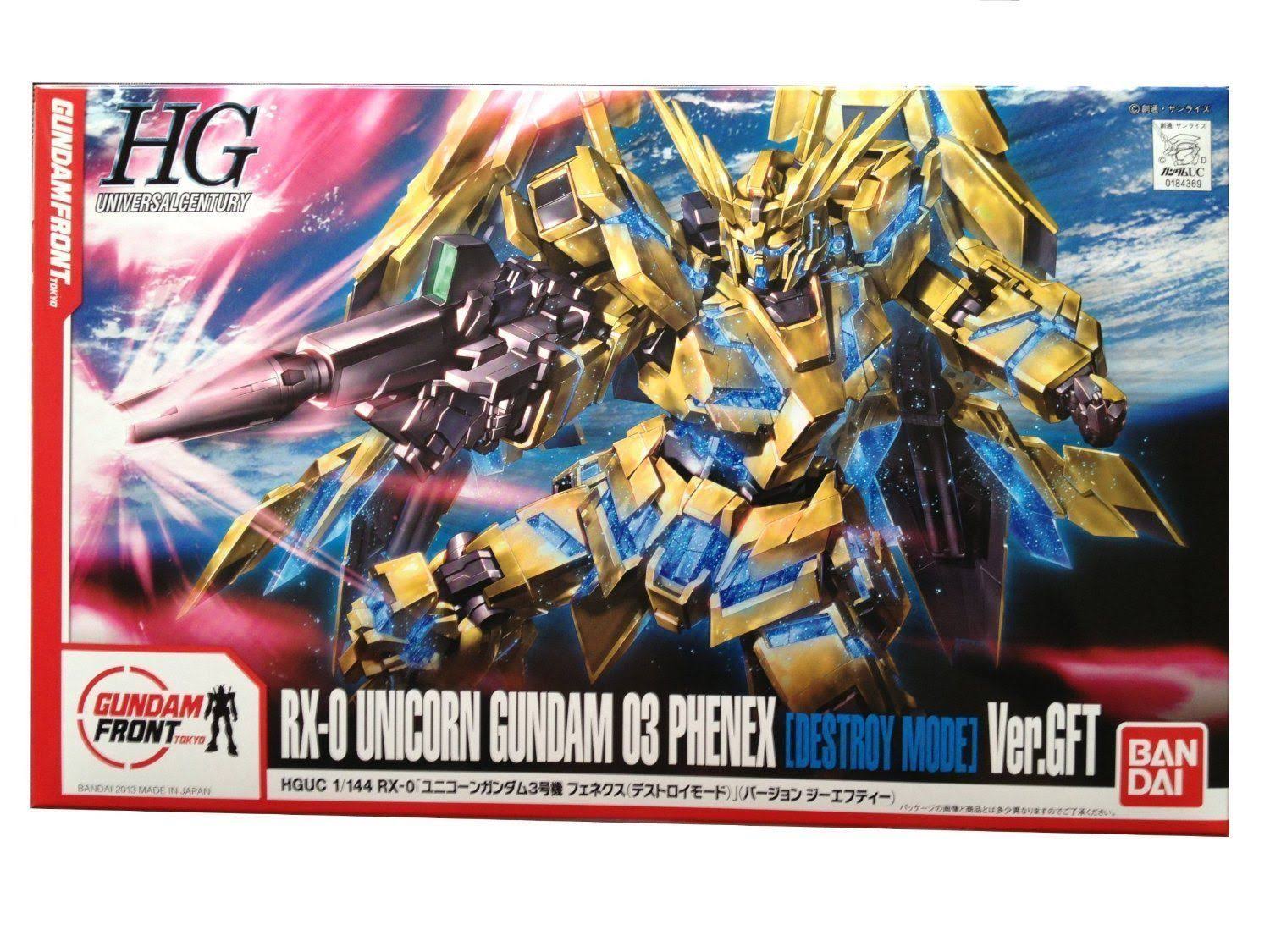 HGUC RX-0 Unicorn Gundam 03 Phenex (Destroy Mode) Ver.GFT Model Kit