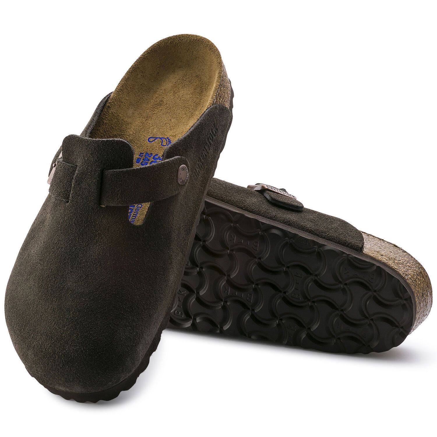 Birkenstock Boston Soft Footbed Clog - 45 - Mocha Suede